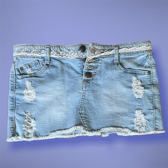 Vivienne Westwood Mini Denim Skirt - Picture 3 of 4